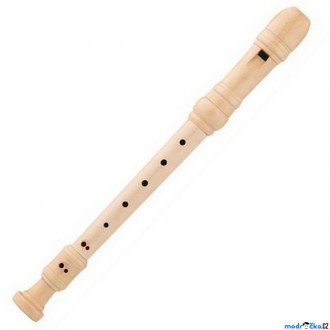 Dřevěné hračky - Hudba - Flétna dřevěná 32cm, přírodní Classico (Woody)