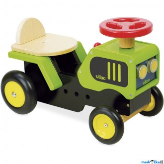 Dřevěné hračky - Odrážedlo - Traktor dřevěné (Vilac)