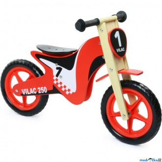 Dřevěné hračky - Odrážedlo - Kolo odrážecí, Terenní motorka (Vilac)