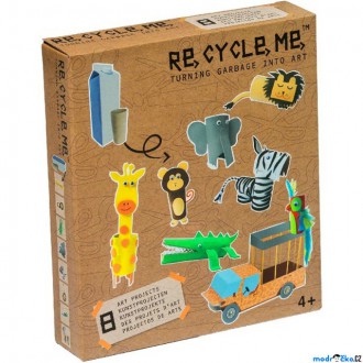 Dřevěné hračky - Kreativní sada - Re-cycle-me, Džungle