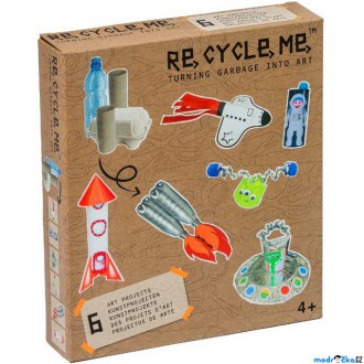 Dřevěné hračky - Kreativní sada - Re-cycle-me, Vesmír