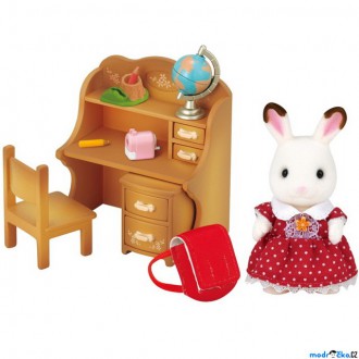 Ostatní hračky - Sylvanian Families - Set, Sestra čokoládových králíčků se stolkem