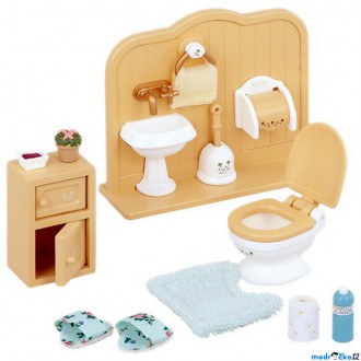 Ostatní hračky - Sylvanian Families - Nábytek, Toaleta s příslušenstvím