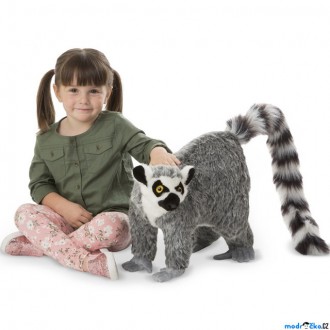 JIŽ SE NEPRODÁVÁ - Plyšová hračka - Lemur jako živý (M&D)