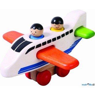 JIŽ SE NEPRODÁVÁ - Skládací hračka - Dřevěné letadlo skládačka (Voila)