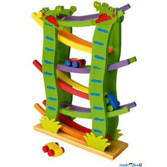 Dřevěné hračky - Tobogán - Krokodýlí dráha (Small foot)