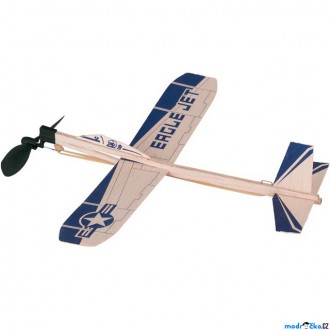 Na ven a sport - Letadlo házecí - Eagle Jet na gumičku (Goki)