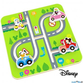 Dřevěné hračky - Motorický labyrint - Mickeyho svět dřevěný (Disney Derrson)