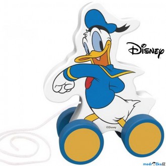 Dřevěné hračky - Tahací hračka - Kačer Donald dřevěný (Disney Derrson)