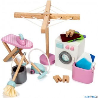 Dřevěné hračky - Nábytek pro panenky - Prádelna (Le Toy Van)