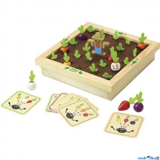 Dřevěné hračky - Pexeso - Sklízení zahrádky dřevěná hra (Vilac)