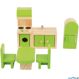 Dřevěné hračky - Nábytek pro panenky - Kuchyň dřevěná (Small foot)