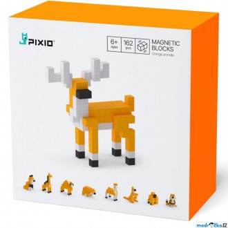 JIŽ SE NEPRODÁVÁ - Pixio - Orange Animals (162 kostiček)
