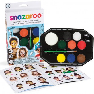 Ostatní hračky - Snazaroo - Sada 8 barev na obličej, Chlapci