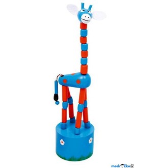 Dřevěné hračky - Mačkací figurka - Žirafa velká, 1ks (Legler)