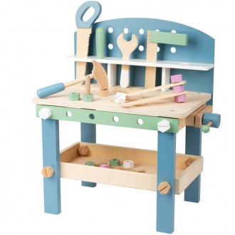 Dřevěné hračky - Malý kutil - Pracovní stůl, Nordic kompaktní (Small foot)