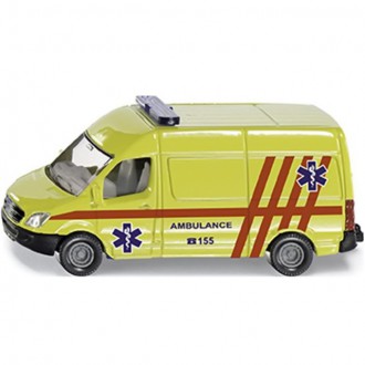 Ostatní hračky - SIKU kovový model - Ambulance dodávka česká verze
