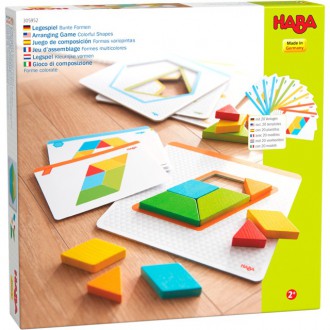 Dřevěné hračky - Vkládačka - Hlavolamová tangramová hra (Haba)