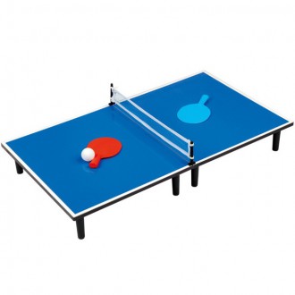 Dřevěné hračky - Stolní tenis - Modrý dětský 80x45cm (Bino)