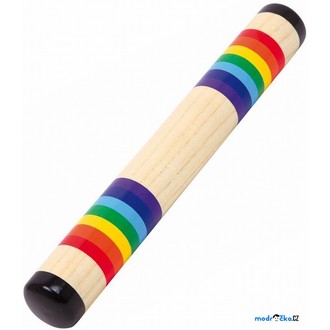 Dřevěné hračky - Hudba - Dešťová hůl, barevná (Legler)
