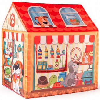 Ostatní hračky - Dětský domeček - Stan prodejna Pet Shop (Woody)