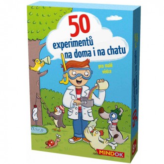 Ostatní hračky - Společenská hra - 50 experimentů na doma i na chatu