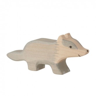 Dřevěné hračky - Holztiger - Dřevěné zvířátko, Jezevec