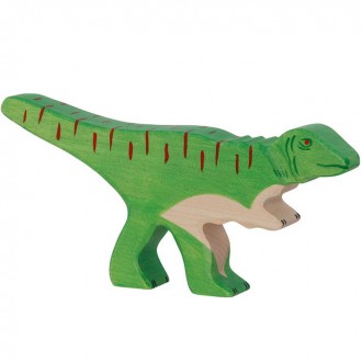 Dřevěné hračky - Holztiger - Dřevěný dinosaurus, Allosaurus