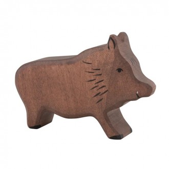 Dřevěné hračky - Holztiger - Dřevěné zvířátko, Prase divoké samice