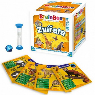 Ostatní hračky - Společenská hra - Brainbox, Zvířata CZ