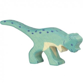Dřevěné hračky - Holztiger - Dřevěný dinosaurus, Pachycephalosaurus