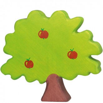 Dřevěné hračky - Holztiger - Dřevěný porost, Strom jabloň