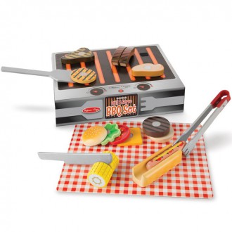Dřevěné hračky - Kuchyň - BBQ dřevěný set (M&D)