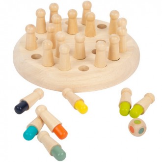 Dřevěné hračky - Pexeso - Kolíčkové dřevěné, 24ks (Small foot)