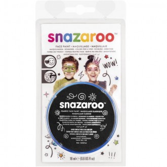 Ostatní hračky - Snazaroo - Barva 18ml, Černá (Black) - na blistru