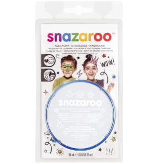 Ostatní hračky - Snazaroo - Barva 18ml, Bílá (White) - na blistru