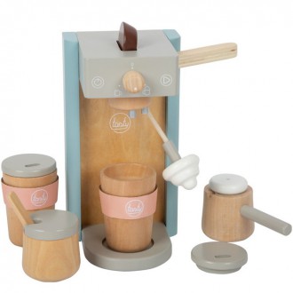 Dřevěné hračky - Kuchyň - Kávovar dětský dřevěný Tasty (Legler)
