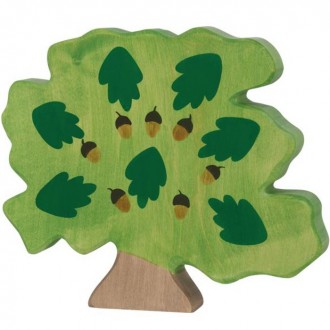 Dřevěné hračky - Holztiger - Dřevěný porost, Strom dub