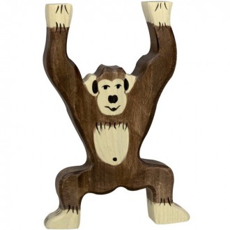 Dřevěné hračky - Holztiger - Dřevěné zvířátko, Šimpanz