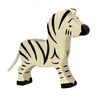 Dřevěné hračky - Holztiger - Dřevěné zvířátko, Zebra hříbě