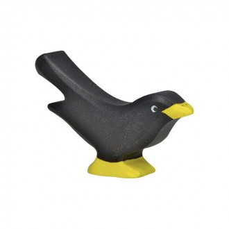 Dřevěné hračky - Holztiger - Dřevěné zvířátko, Pták Kos