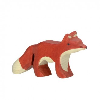 Dřevěné hračky - Holztiger - Dřevěné zvířátko, Liška mládě