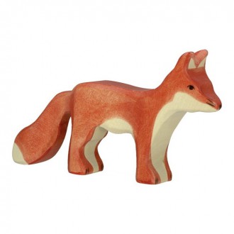 Dřevěné hračky - Holztiger - Dřevěné zvířátko, Liška stojící