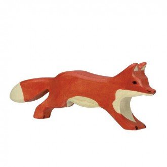 Dřevěné hračky - Holztiger - Dřevěné zvířátko, Liška běžící