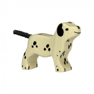 Dřevěné hračky - Holztiger - Dřevěné zvířátko, Pes Dalmatin štěně