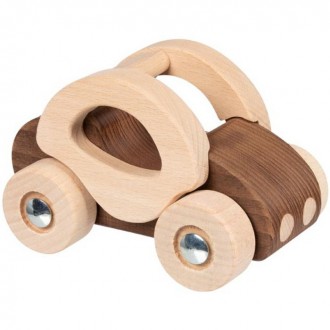 Dřevěné hračky - Auto - Dřevěné osobní Eko Nature (Goki)