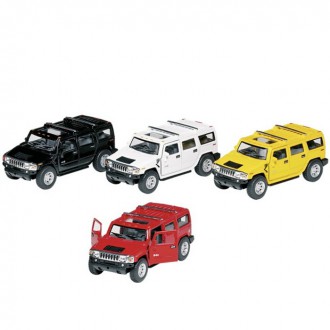 Ostatní hračky - Kovový model - Auto Hummer H2 SUV (2008), 1:40, 1ks