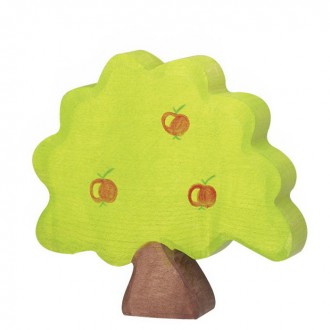 Dřevěné hračky - Holztiger - Dřevěný porost, Strom jabloň menší
