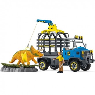 Ostatní hračky - Schleich - Dinosaurus set, Mise - převoz dinosaura