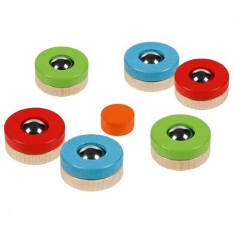 Dřevěné hračky - Společenská hra - Curling stolní, Puckfire (Goki)